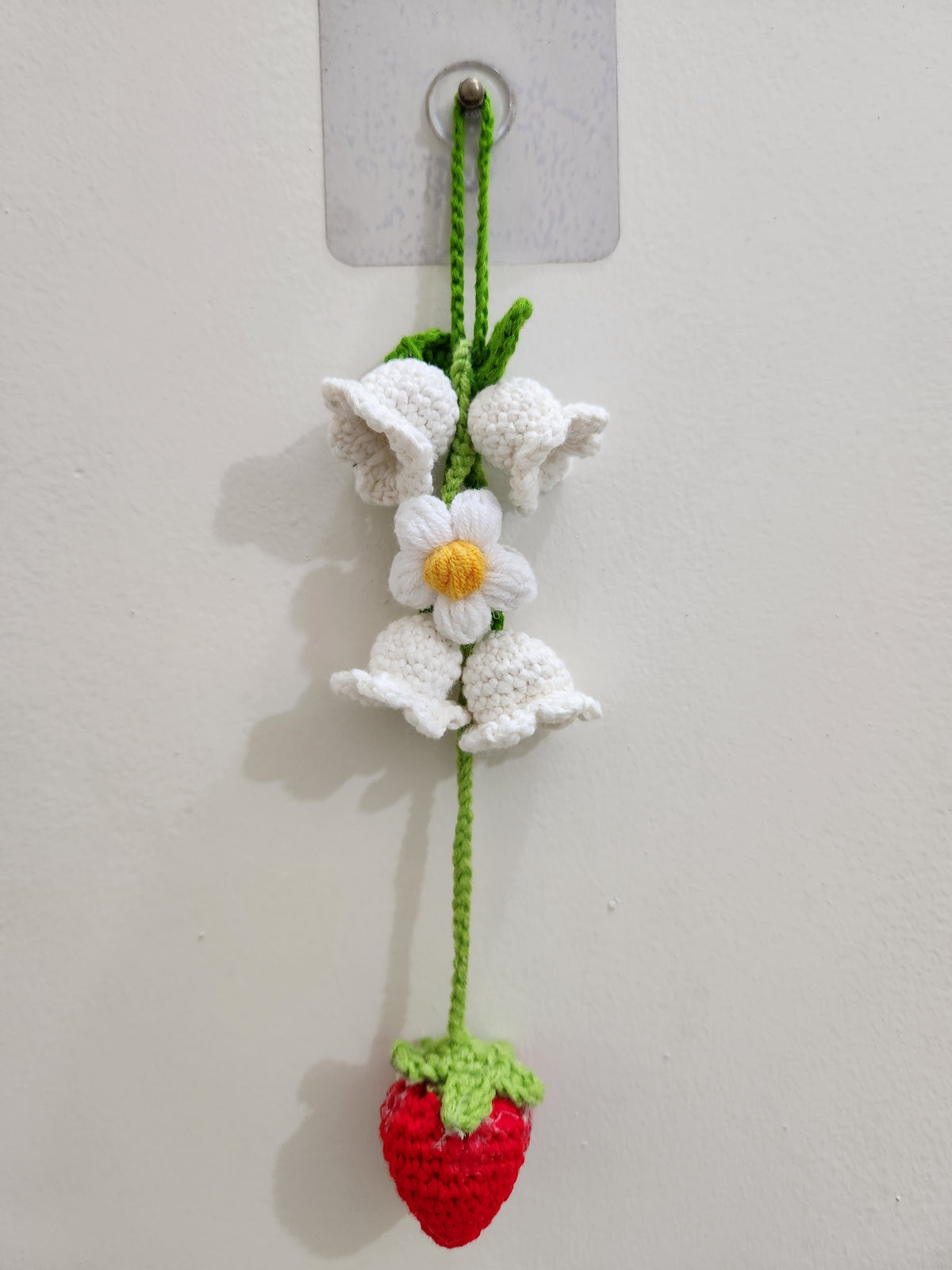 Handmade Crochet Car Hanging Ornament – Cute Knitted Car Decor