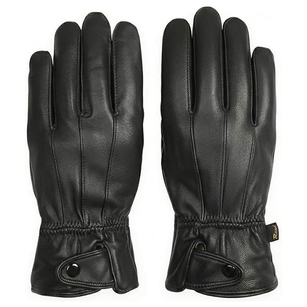 Leather Warm Lined Driving Gloves