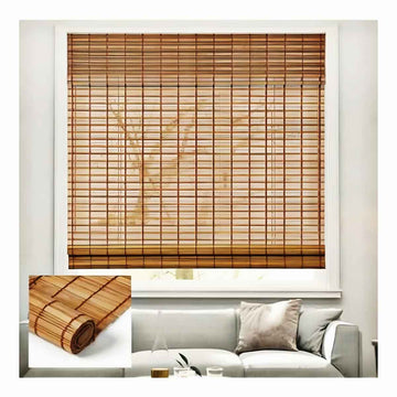 Natural Bamboo Roll-Up Window Blind