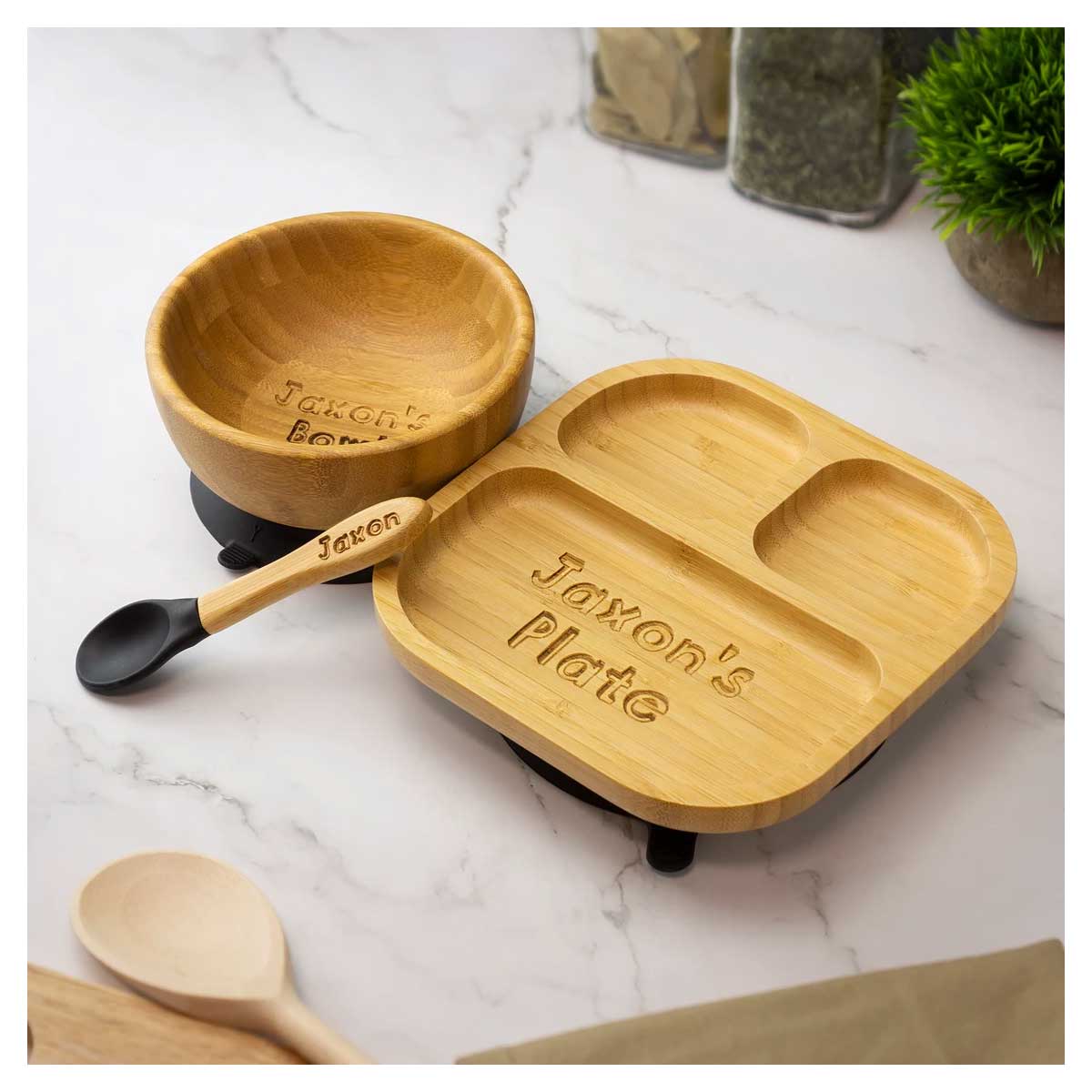 Bamboo Childrens Dining Set Spoon