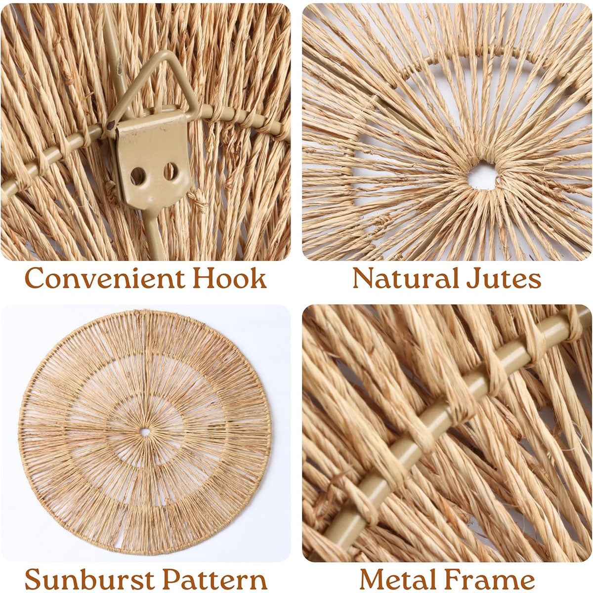 Jute Wall Decor Baskets