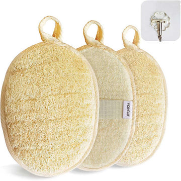 Natural Loofah Sponge Exfoliating Body Scrubber