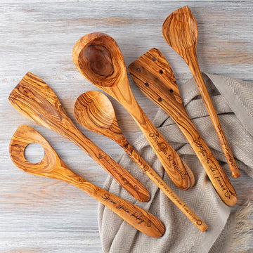 Olive Wood Utensil Set