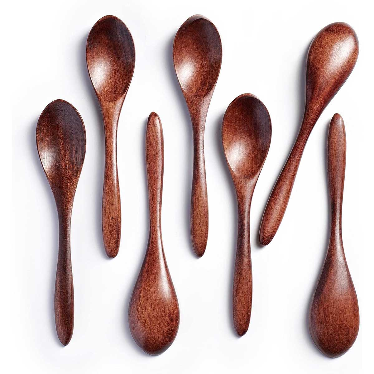 7 PCS Small Wooden Spoons
