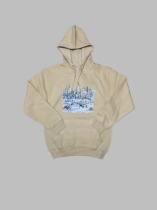 Picture of Beige Snow in NY Hoodie